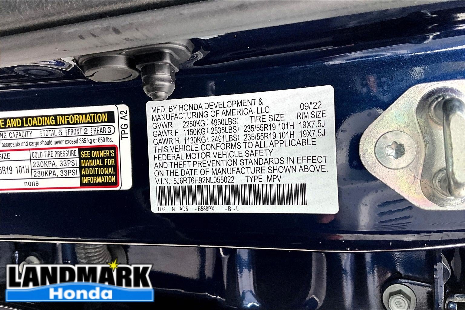 2022 Honda CR-V Hybrid Touring