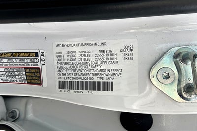2021 Acura RDX w/Technology Package