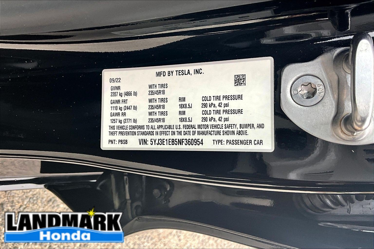 2022 Tesla Model 3 Long Range