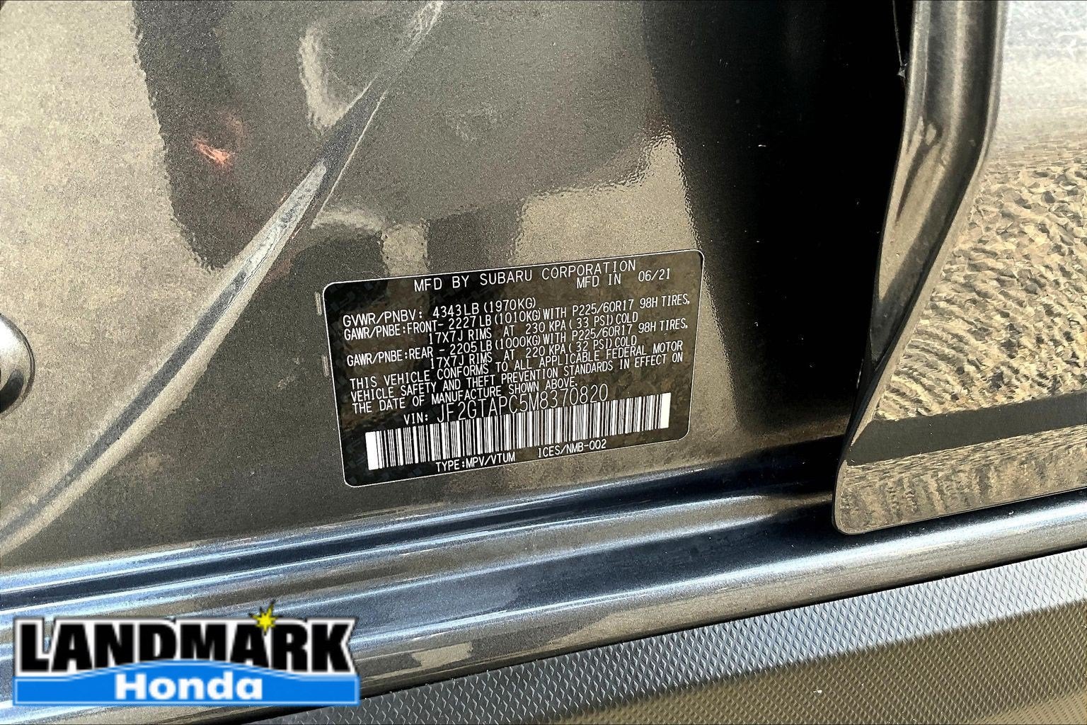 2021 Subaru Crosstrek Premium