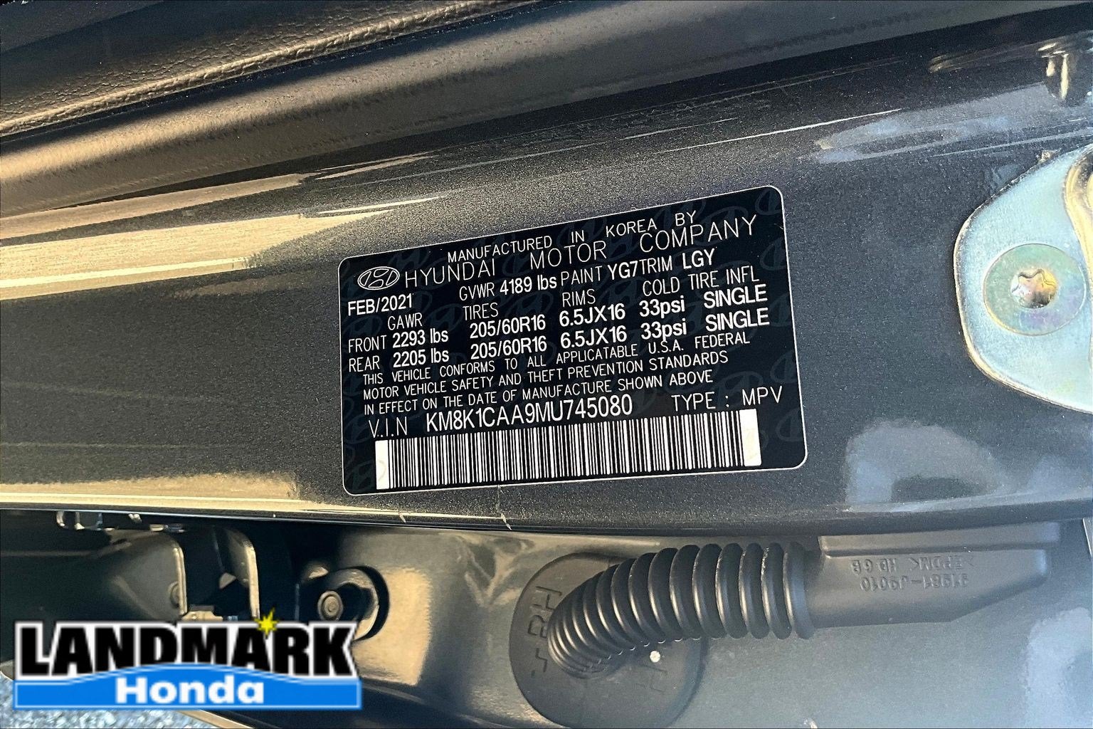 2021 Hyundai Kona SE