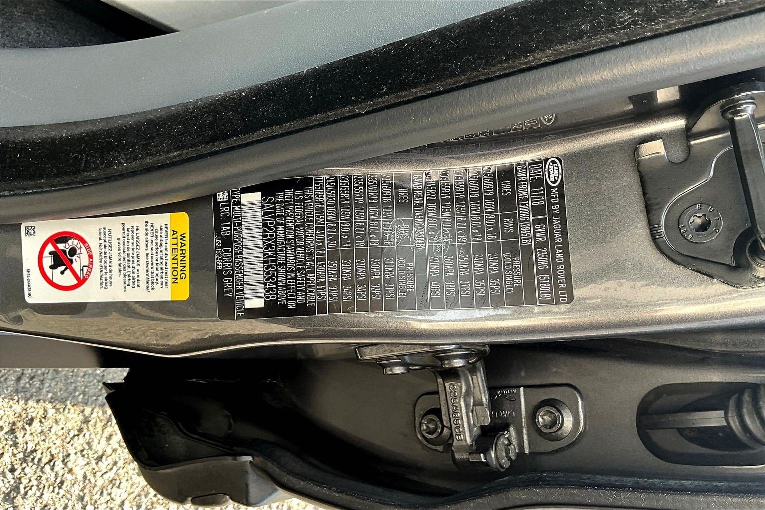 2019 Land Rover Range Rover Evoque SE