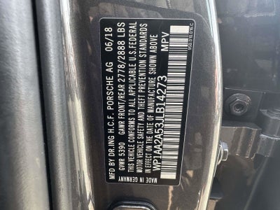 2018 Porsche Macan Base