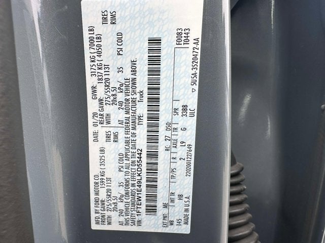 2020 Ford F-150 Base