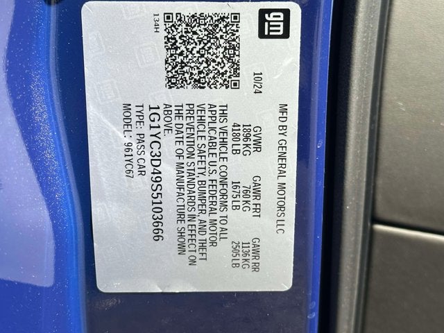 2025 Chevrolet Corvette 3LT