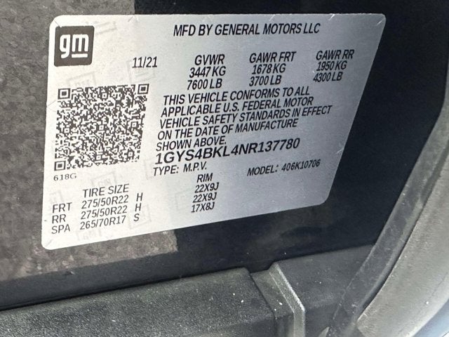 2022 Cadillac Escalade Premium Luxury