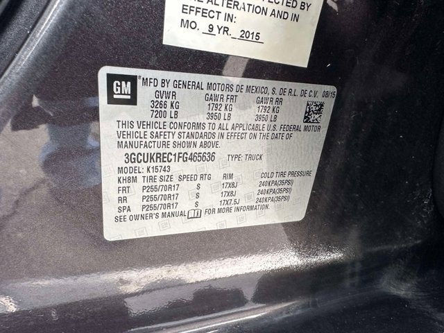 2015 Chevrolet Silverado 1500 LT