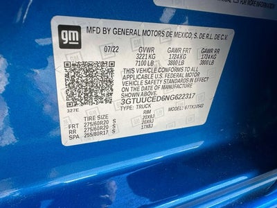 2022 GMC Sierra 1500 Elevation