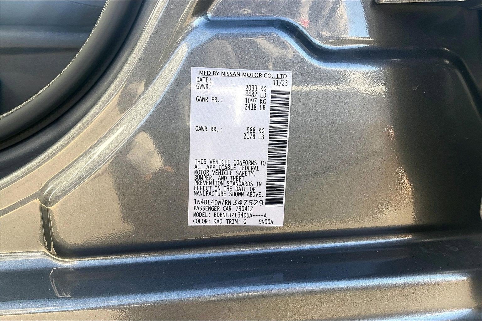 2024 Nissan Altima 2.5 SV