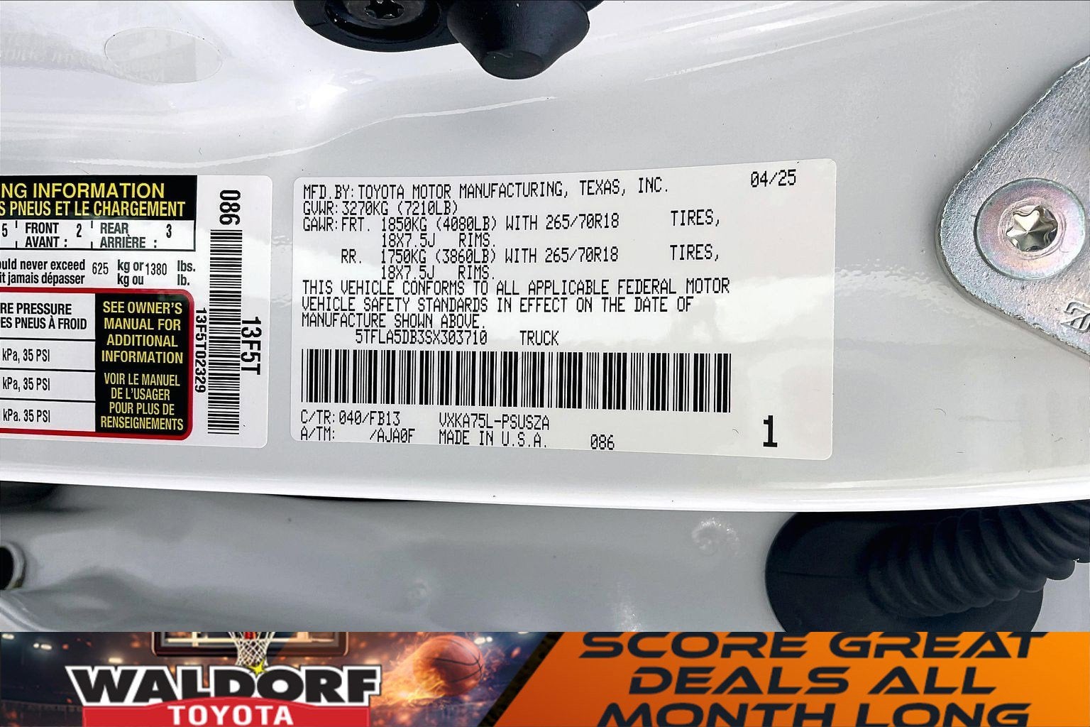 2025 Toyota Tundra SR5