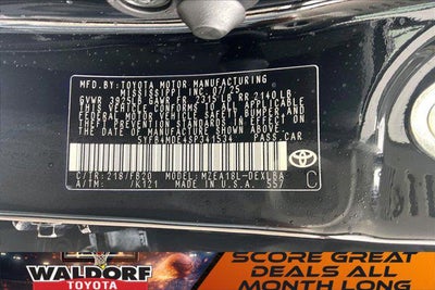 2025 Toyota Corolla LE