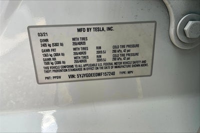 2021 Tesla Model Y Long Range