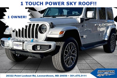 2022 Jeep Wrangler 4xe Unlimited Sahara High Altitude SKY ROOF