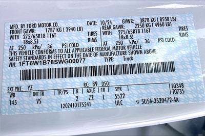 2025 Ford F-150 Lightning Pro EXTENDED RANGE 4WD