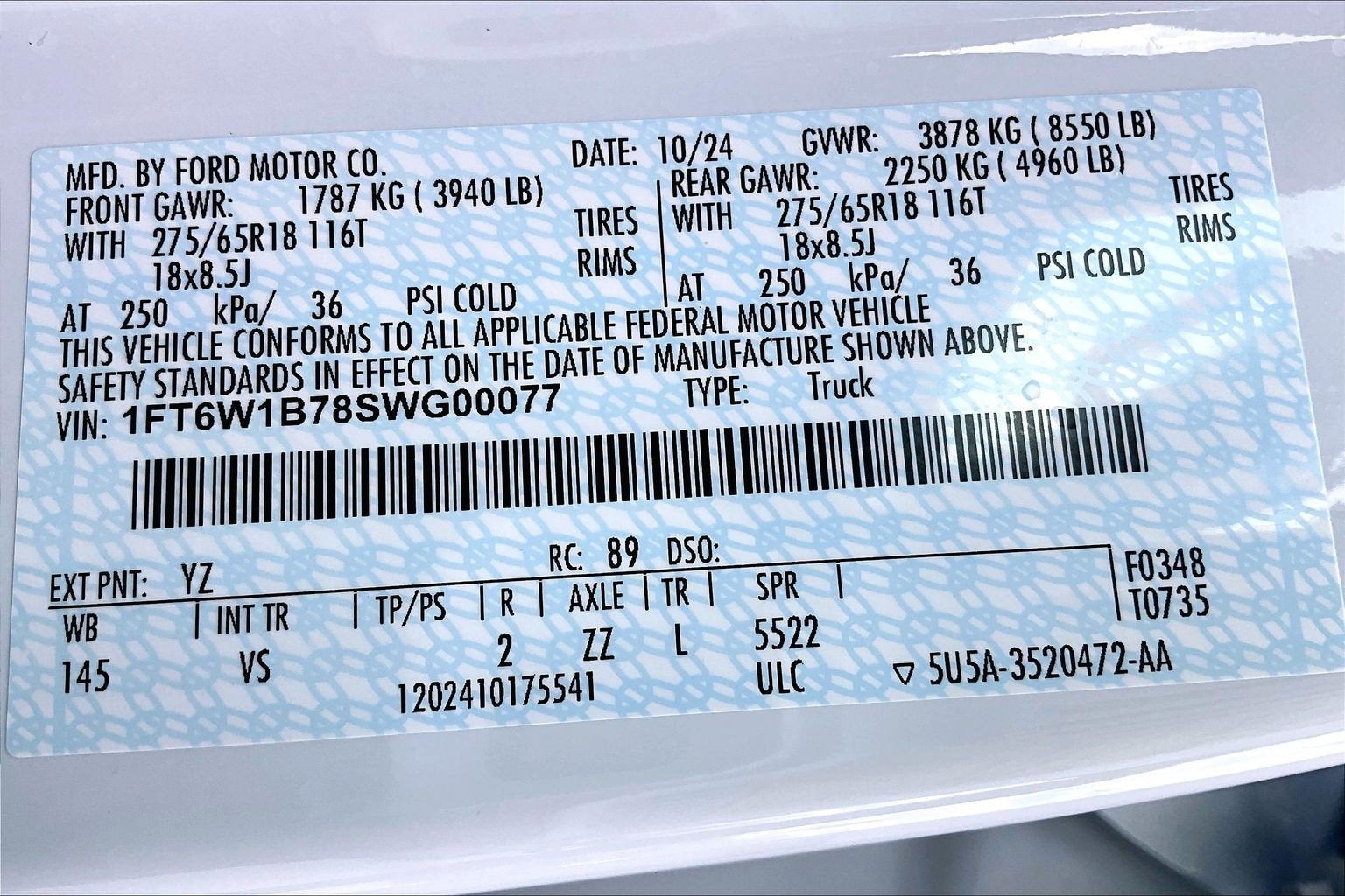 2025 Ford F-150 Lightning Pro EXTENDED RANGE 4WD