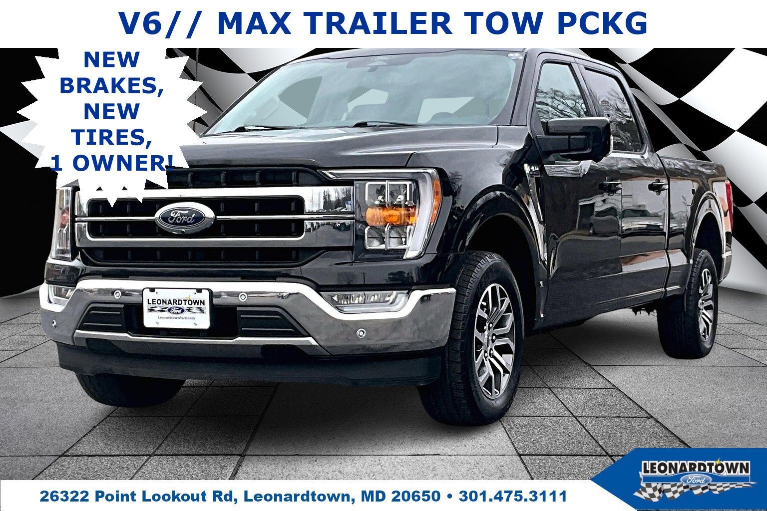 2022 Ford F-150 LARIAT 3.5 MAX TOW 6.5 FOOT BED