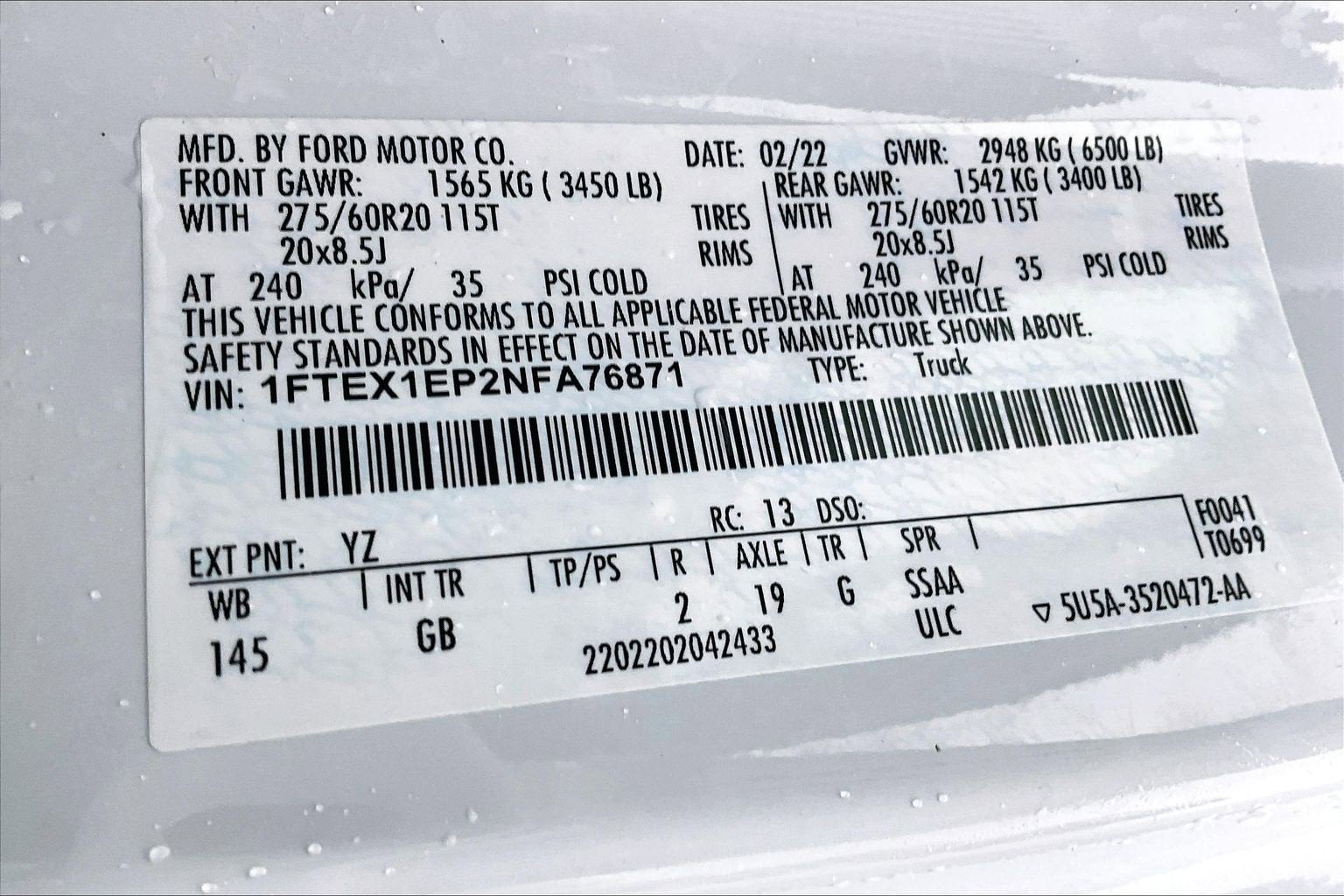 2022 Ford F-150 XL STX CUSTOM TRUCK