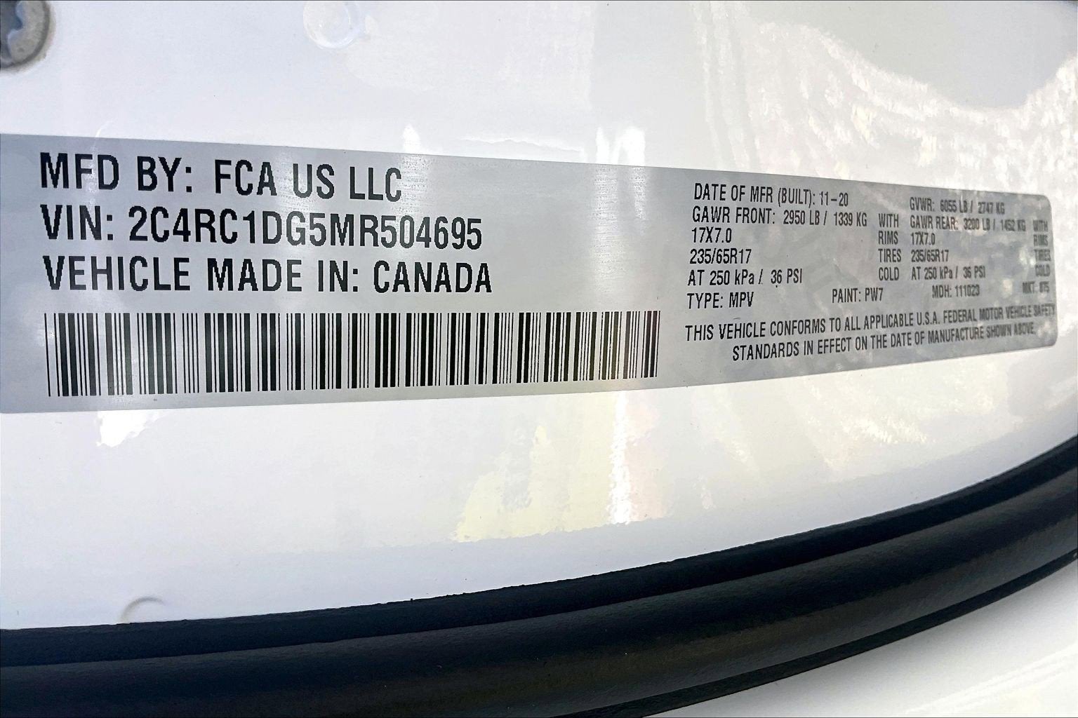 2021 Chrysler Voyager LXI