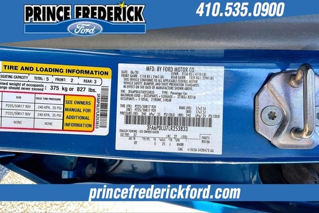 2020 Ford Fusion Hybrid SE