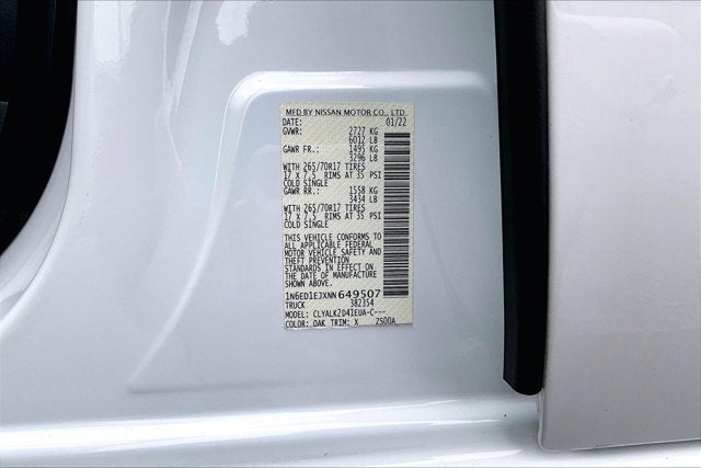 2022 Nissan Frontier PRO-X