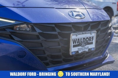 2021 Hyundai Elantra Hybrid Blue