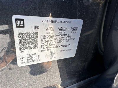 2022 Cadillac XT5 Premium Luxury