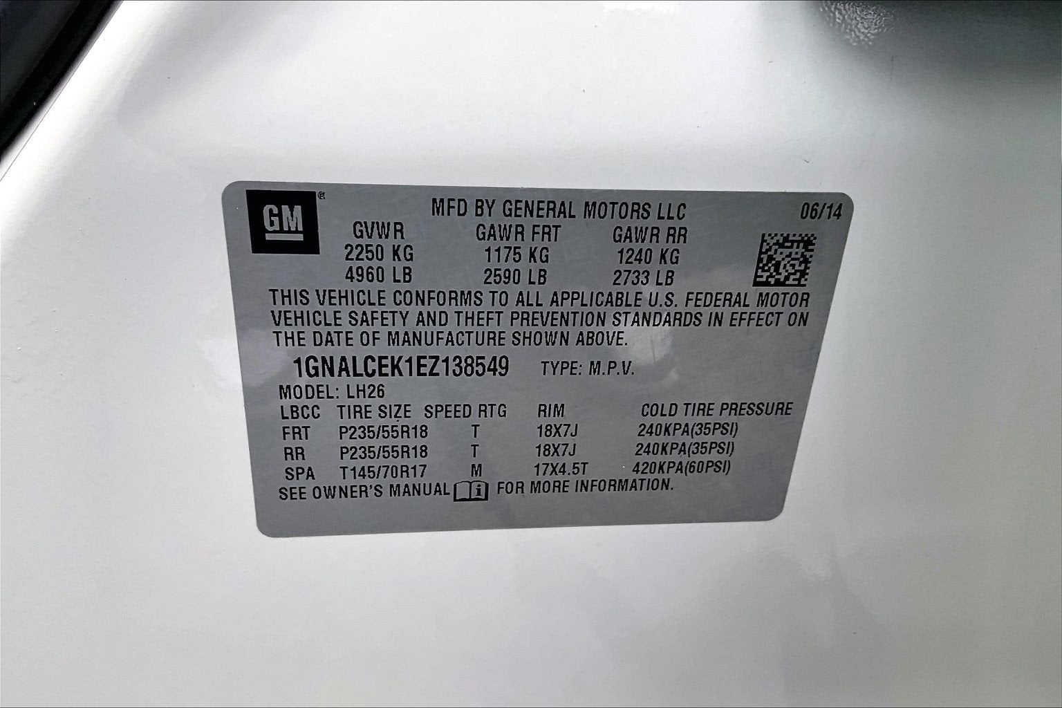 2014 Chevrolet Equinox LT