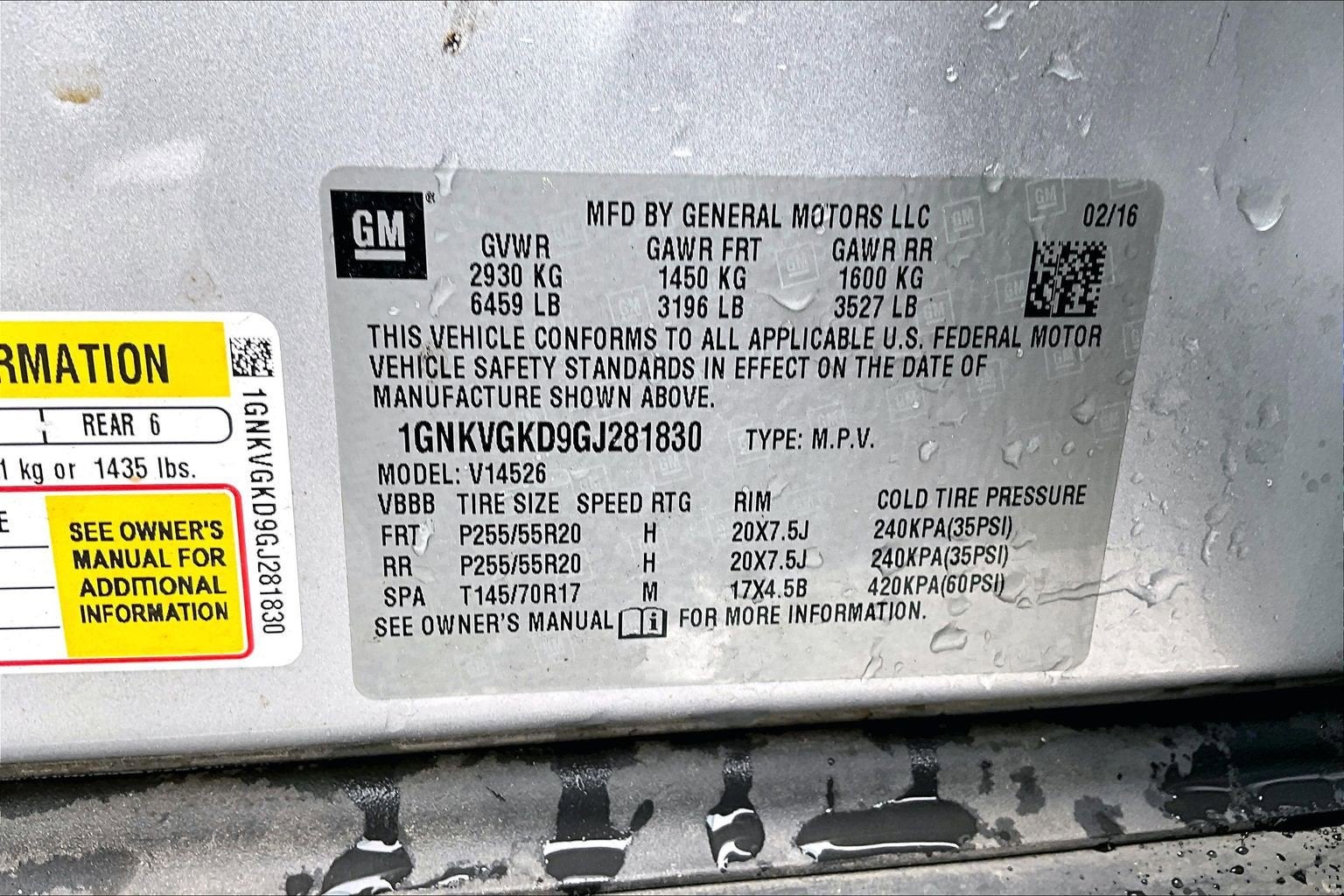 2016 Chevrolet Traverse LT