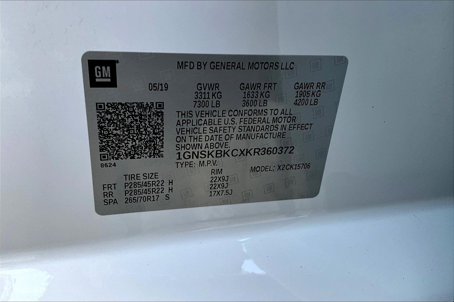 2019 Chevrolet Tahoe LT