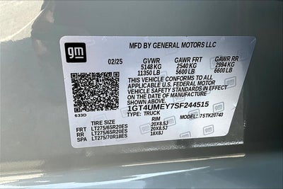 2025 GMC Sierra 2500 HD SLE