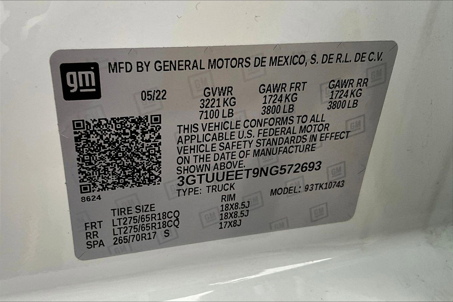 2022 GMC Sierra 1500 AT4