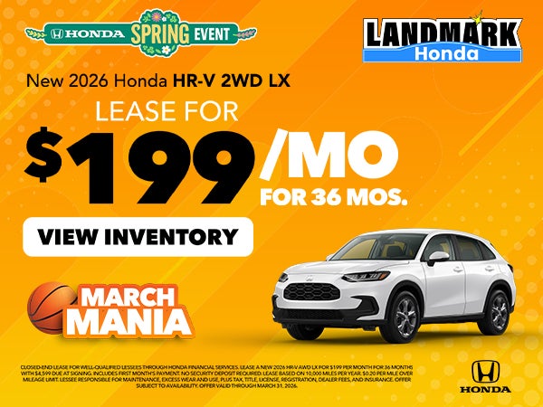 2026 Honda HR-V 2WD LX